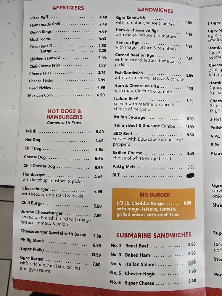 Vienna Hot Dogs & Snacks Menu image 1